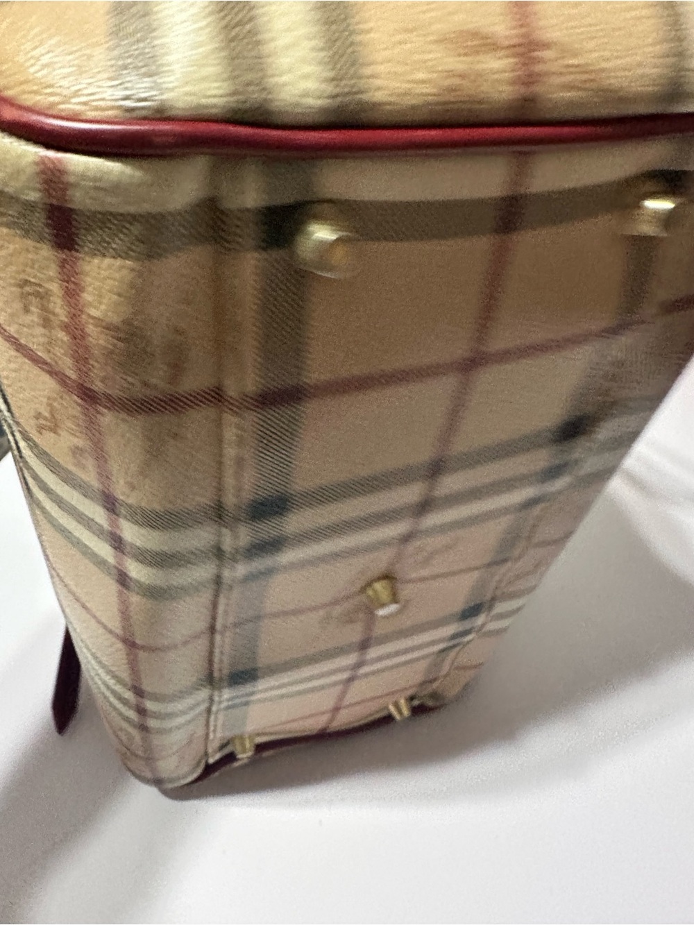 BURBERRY ❤️🌟HAYMARKET CHECK TOTE BAG ⭐️ - Picture 4 of 9